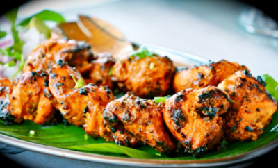 Chicken Tikka Platter with salad